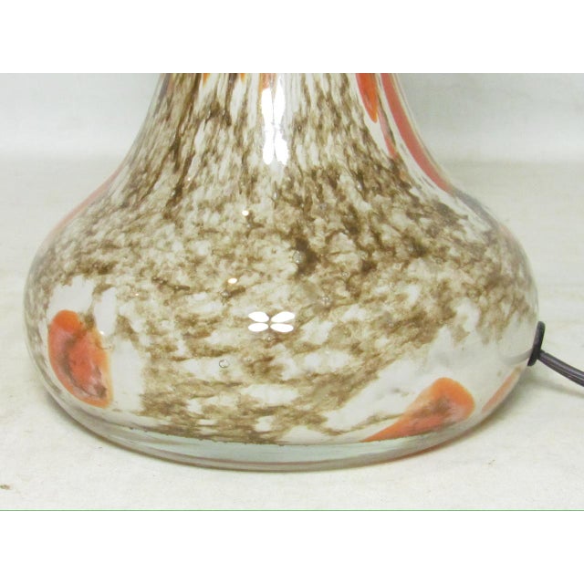 Glass French La Rochére Studio Art Glass Lamp For Sale - Image 7 of 14