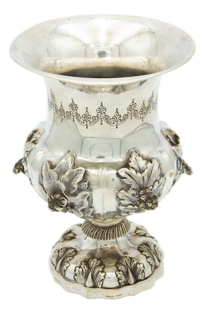 Vintage Silver Flower Vase