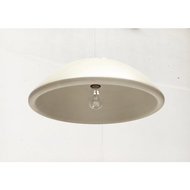 Ivory Vintage Danish Pendant Lamp by Bjarne Bo for Fog & Mørup For Sale - Image 8 of 18