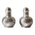 Sterling Silver Salt & Pepper Shakers Scallop Seashell Design by Caldwell For Sale