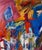 An original abstract acrylic on canvas painting by contemporary Abstract Expressionist artist Robbie Kemper (Cincinnati;...
