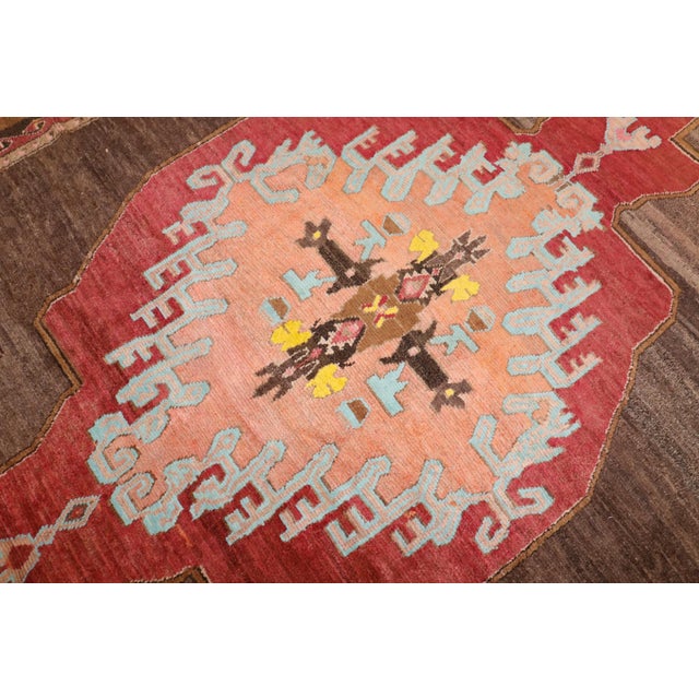 Kars Vintage Room Size Rug - 9'3" x 11'8" For Sale - Image 4 of 10