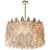 Modernist Handblown Murano Glass Polyhedral Drum Chandelier with Nickel Fittings For Sale