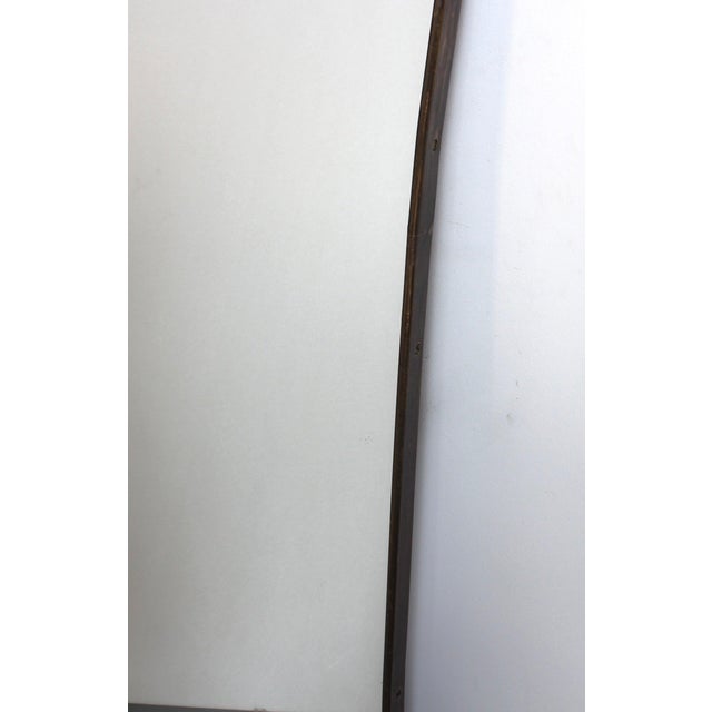 Vintage Italian Wall Mirror with Brass Frame, 1960s For Sale - Image 13 of 17