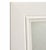Vintage Faux Bamboo Glass Top Coffee Table in Super White Satin For Sale - Image 11 of 12