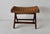 Mid-Century Modern Mid-Century Danish Modern Hans Wegner Style Wood Rope Cord Folding Stool Ottoman For Sale - Image 3 of 18