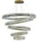 Collection Orione 2.0 Chandelier in Metal and Crystal by Jago For Sale