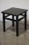 Wood Late 20th Century Black Lacquer Stool For Sale - Image 7 of 7