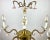 Vintage Porcelain Chandelier & Sconces, Italy, Set of 3 For Sale - Image 3 of 10