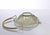 Vintage glass basket is a vintage object realized in 1950s. Art glass and iron. Very good conditions