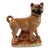 Rare 19th Century, English, Large Staffordshire Ceramic Pug Dog Figurine For Sale