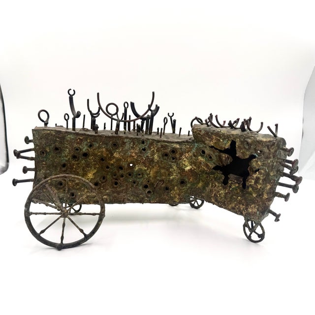 Vintage Brutalist Sculpture Latinamerican School For Sale In Miami - Image 6 of 7