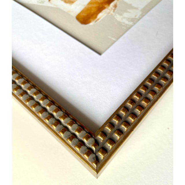 Contemporary 2025 "Desiderio" Contemporary Abstract Painting on Paper by Artist r.k. Red For Sale - Image 3 of 3