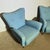 Textile Mid-Century Blue Armchairs from Isa Bergamo, 1950s, Set of 2 For Sale - Image 7 of 16