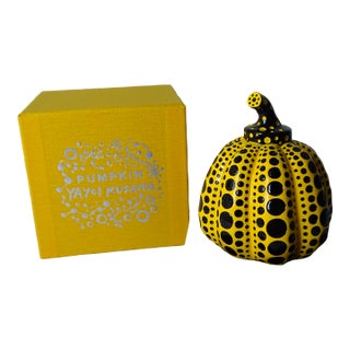 Yellow Pumpkin Sculpture by Yayoi Kusama For Sale