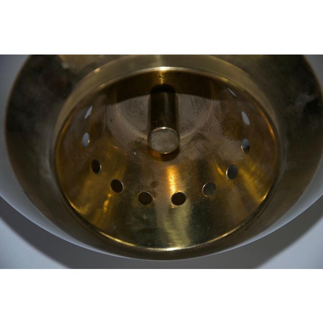 LSP3 Flush Mount in Brass and Glass by Luigi Caccia Dominioni for Azucena, 1960s For Sale - Image 9 of 17