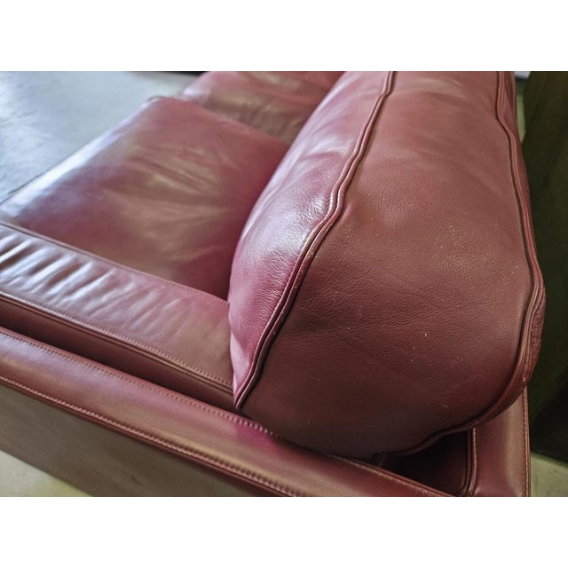 Modular Corner Sofa in Bordeaux Leather from Poltrona Frau, Italy, 1970s, Set of 3 For Sale - Image 15 of 18