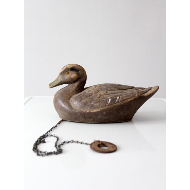 1950s General Fibre Ariduk Mallard Hen Duck Decoy For Sale - Image 16 of 16
