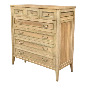 Mid-Century Hollywood Regency Tall Chest Dresser by American of Martinsville