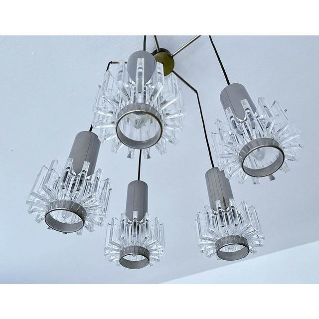 Vintage Space Age Pendant Light from Honsel, 1970s For Sale - Image 4 of 17