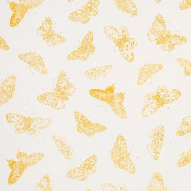 Based on a butterfly stamp design, this whimsical pattern is screen printed on canvas with perfectly imperfect tonal...