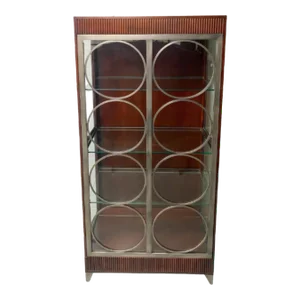 Art Deco Style Ethan Allen Display Vitrine or Curio Cabinet