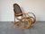Vintage Coastal Thonet - Style Bamboo and Cane Rocking Chair/ Sold For Sale - Image 9 of 10