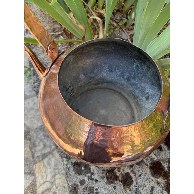 French Copper Teapot For Sale - Image 4 of 5