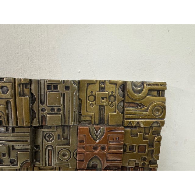 Brutalist Wall Sculpture by Giovanni Schoeman, 1970s For Sale - Image 11 of 14