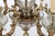 Metal 1950s Italian 6 Arm Brass & Murano Glass Chandelier With Venetian Crystals For Sale - Image 7 of 13