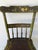 Pair of 19th Century Wooden Plank Seat Chairs With Original Stencil Work For Sale - Image 10 of 12