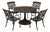 Outdoor Lifestyle Cast Aluminum Patio Dining Set For Sale