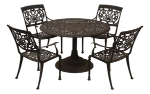 Outdoor Lifestyle Cast Aluminum Patio Dining Set