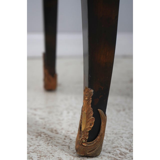 Wood Maitland Smith Chinoiserie Louis XV Style Bombe Commode For Sale - Image 7 of 18