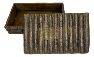 Vintage Cigar Covered Box