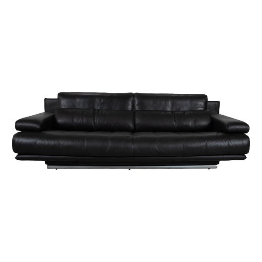 6500 Three-Seater Sofa in Leather from Rolf Benz For Sale