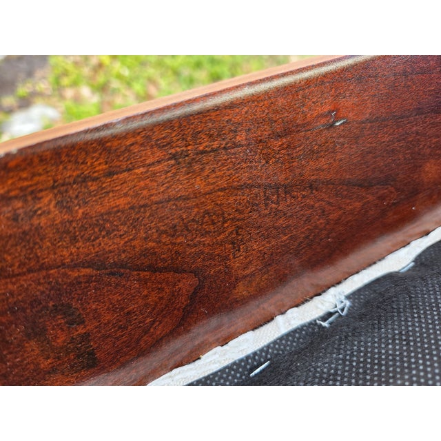 1990s 2 Pennsylvania House Cherry Dining Room Side Chairs Chippendale Sheild Back For Sale - Image 14 of 14