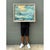 Vintage Seascape Oil Painting on Canvas For Sale - Image 9 of 12