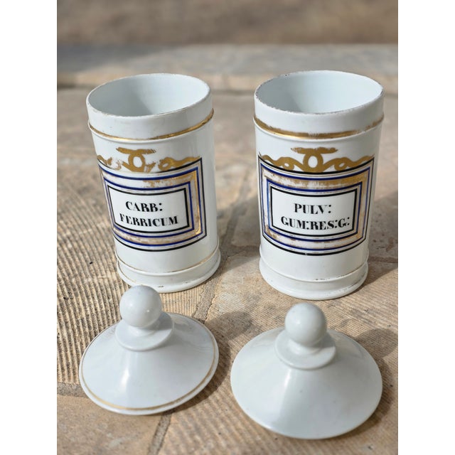 Pair of Antique Apothecary Jars For Sale - Image 10 of 13