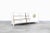 1950s Vintage Hollywood Regency White Lacquer and Brass Credenza, 1950s For Sale - Image 5 of 12