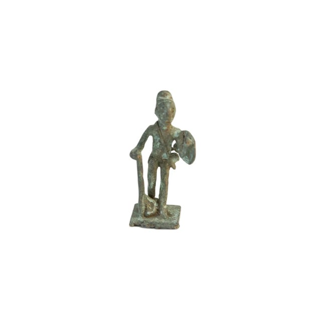 Vintage African Small Oxidized Warrior For Sale In New York - Image 6 of 6