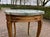 1860s French Louis XVI Gold Beech Marble Side Table For Sale - Image 9 of 13