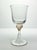 Italian 1990s Murano Torcée 3 Wine Glasses Swirl Optic Hand Blown 24k Gold Flakes - Set of 3 For Sale - Image 3 of 7
