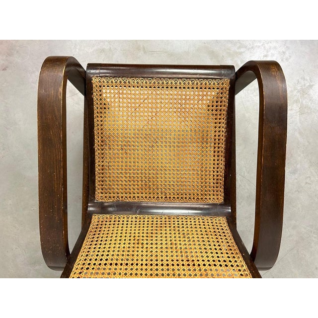 Functionalist Bentwood Lounge Chair from Thonet, 1930s For Sale - Image 10 of 12
