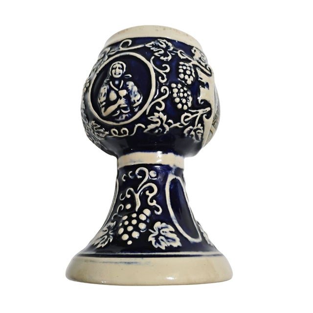 1970s Mid-Century Modern West German Gerzit Ceramic Wine Chalices - Set of 4 For Sale - Image 10 of 13