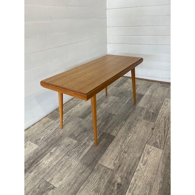Retro vintage coffee table by opmp in very good original condition removable legs dims; h= 59 cm w= 111 cm d= 50 cm retro...