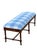 Ornamental & Decorative Materials English Faux Bamboo Bench in Serena & Lily For Sale - Image 7 of 11