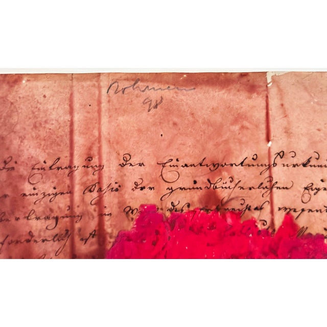 Karl Bohrmann, Mixed Media, 1998, Signed, Letters to Vienna For Sale - Image 6 of 7