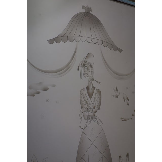 Art Deco Modernist Italian Pink Wall Mirror from Brusotti, 1930s For Sale - Image 9 of 15