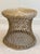 Wood Wicker Side Table, Circa Mid-20th Century For Sale - Image 7 of 14